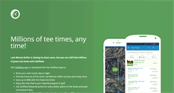 Desktop Screenshot of lastminutegolfer.com